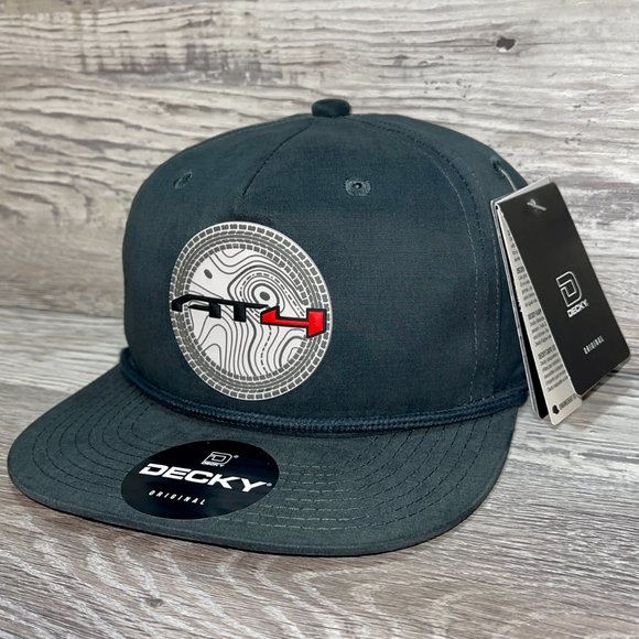 GMC AT4 Topo 3D Classic Rope Hat- Charcoal - Picture 3 of 4